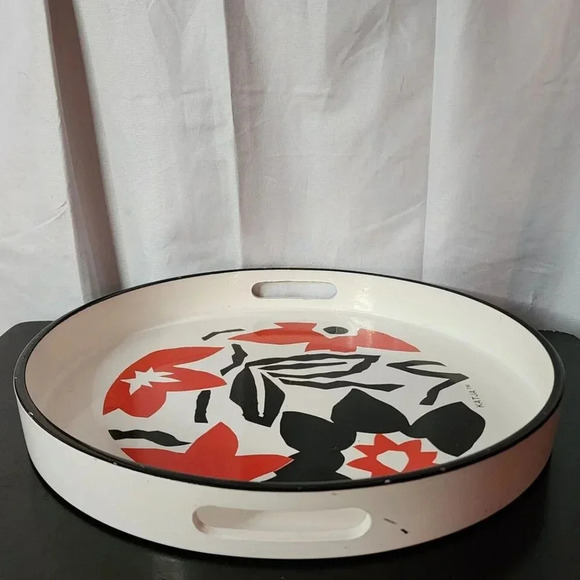 Vintage Katja House design for Gailstyn-Sutton Towele Co serving tray Retro 80s - Picture 10 of 16